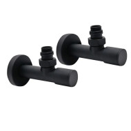 Комплект кранов угловой 1/2 Arttidesign Black