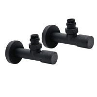 Комплект кранов угловой 1/2 Arttidesign Black