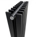 Радиатор отопления Arttidesign Pesaro 2 1800*360 черный (нижнее)