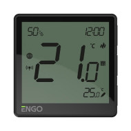 Термостат Engo EONE-230W Black (для теплого пола) Термостат Engo EONE-230W Black (для теплого пола)