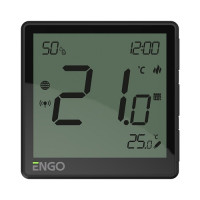 Термостат Engo EONE-230W Black (для теплого пола) Термостат Engo EONE-230W Black (для теплого пола)
