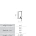 Конвектор напольный Isan Ecolite Cube LZK H-300, W-138