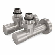 Угловые удлиненные краны 1/2" Mario сатин Угловые удлиненные краны 1/2" Mario сатин