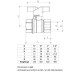 Шаровой кран В-В Fratelli Pettinaroli 52