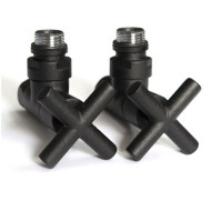 Комплект кранов Raftec Premium 1/2", черный стр.