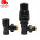 Радиаторные краны Vario Term Royal black mat угловые