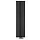 Радиатор Luxrad Oval Double 1700*410 Black Str. нижнее (14-19 м²)