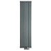 Радиатор Luxrad Oval 1700х410 Anthracite нижнее (8-11 м²)