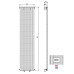 Радиатор Luxrad Oval 1700х410 White нижнее (8-11 м²)
