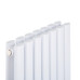 Радіатори дизайнерські Luxrad Oval Double 1700*410 White (нижнє підключення)