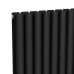 Дизайн радиатор Navin Ellipse Double 1800x480 мм, черный