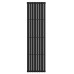 Дизайнерский радиатор Navin Ellipse Single 1800x480 мм, черный