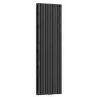 Трубчатый радиатор Navin Ellipse Double 1800x600 черный (нижнее)