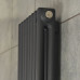 Вертикальный радиатор Navin Calidum 2 1800*380 черный