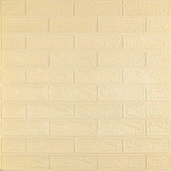 Декоративные 3D панели Sticker Wall 700*770, светло-бежевый Декоративные 3D панели Sticker Wall 700*770, светло-бежевый