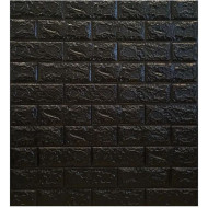 Панель декоративная 3D под кирпич Sticker Wall 700*770, черный Панель декоративная 3D под кирпич Sticker Wall 700*770, черный