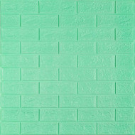 Самоклеющаяся панель 3D для стен Sticker Wall 700*770, мятный Самоклеющаяся панель 3D для стен Sticker Wall 700*770, мятный