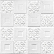 Панели 3D самоклеющиеся Sticker Wall 700*700, белые Панели 3D самоклеющиеся Sticker Wall 700*700, белые