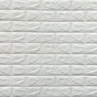 Самоклеющиеся панели 3D под белый кирпич Sticker Wall 700*770 Самоклеющиеся панели 3D под белый кирпич Sticker Wall 700*770