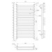 Полотенцесушитель Genesis Aqua Santa (нерж)