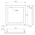 Полотенцесушитель Genesis Aqua Simple 500x500