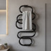 Дизайнерский полотенцесушитель Terma Perla 960*500 Black Gloss Дизайнерский полотенцесушитель Terma Perla 960*500 Black Gloss