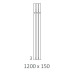 Полотенцесушитель Terma Rolo Hanger MOA 1200*150 черный Полотенцесушитель Terma Rolo Hanger MOA 1200*150 черный