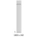 Полотенцесушитель Terma Rolo Hanger 1800*260 мм, черный матовый