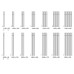Полотенцесушители Terma Rolo Hanger 1200*95 Black mat