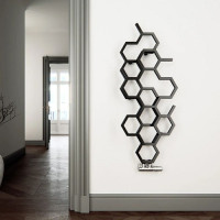 Дизайнерська рушникосушка Terma Hex 1220*486 Black mat