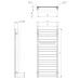 Полотенцесушители Terma Vivo 910*500 White mat