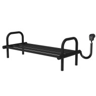 Электрическая полочка для обуви Deffi 250*650 Black (нерж.сталь)