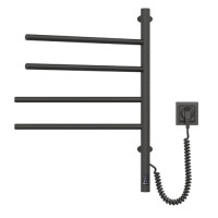 Черный полотенцесушитель Navin Arabesque Sensor