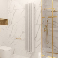 Дизайнерский радиатор Radeco Bora 1800*310 мм белый