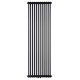 Радиатор Rastas Claudia 2 2000x560 black нижнее (16-22 м²)