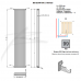 Трубчатый радиатор Betatherm Quantum 2 1500*325 белый (нижнее подключение) Трубчатый радиатор Betatherm Quantum 2 1500*325 белый (нижнее подключение)