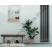 Дизайнерский радиатор Betatherm Quantum 2 1500*325 черный (нижнее подключение)