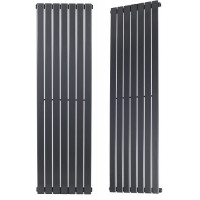 Трубчатый радиатор Betatherm Blende 1 1400*394 антрацит (нижнее подключение)