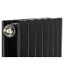 Дизайн радиатор Betatherm Blende 2 2000*614 RAL9005M (нижнее подключение)