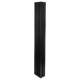 Дизайн радиатор Betatherm Metrum 2 1800*255 RAL9005M (нижнее подключение)