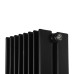 Дизайн радиатор Betatherm Metrum 2 1800*255 RAL9005M (нижнее подключение)