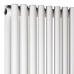 Дизайн радиатор Betatherm Praktikum 2 2000*539 белый (нижнее подключение)