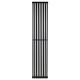 Вертикальный радиатор Betatherm Quantum 1 1800*365 черный (нижнее подключение)
