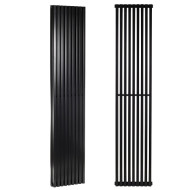 Радиатор вертикальный Betatherm Quantum 2 1800*365 черный (боковое подключение)