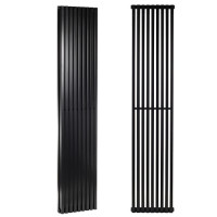 Радиатор вертикальный Betatherm Quantum 2 1800*365 черный (боковое подключение) Радиатор вертикальный Betatherm Quantum 2 1800*365 черный (боковое подключение)