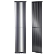 Радиатор трубчатый Betatherm Quantum 1 1800/405 антрацит (нижнее подключение)