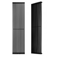Трубчатый радиатор Betatherm Quantum 1 1800*405 черный (нижнее подключение)