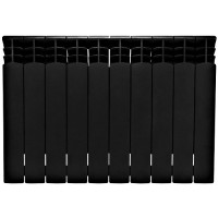 Радиатор отопления Armatura G500F Black – 10 секций