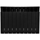 Радиатор отопления Armatura G500F Black – 10 секций