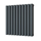 Радиатор Rastas Aurora 2 500х600 Anthracite нижнее Радиатор Rastas Aurora 2 500х600 Anthracite нижнее